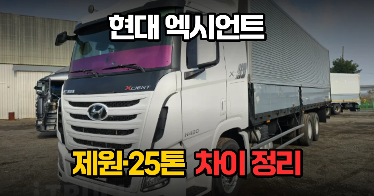 현대 엑시언트 430 윙바디 적재함