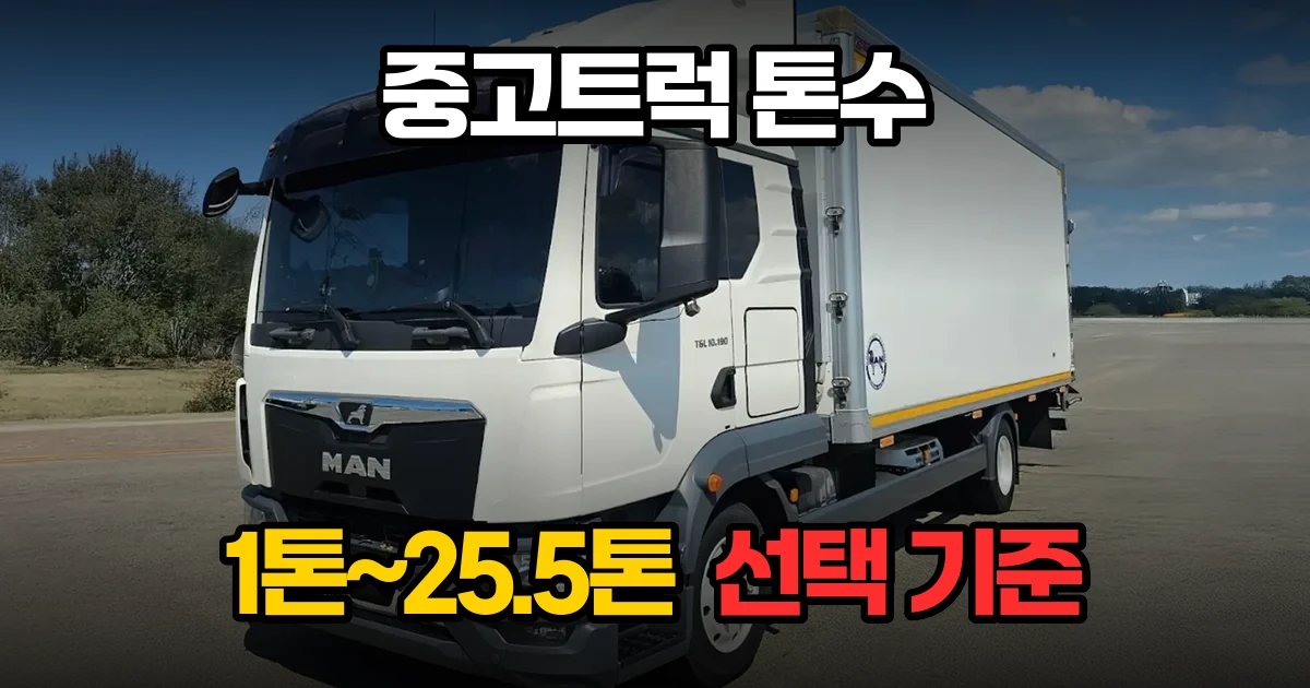 톤수별 중고트럭 현대 메가트럭 280